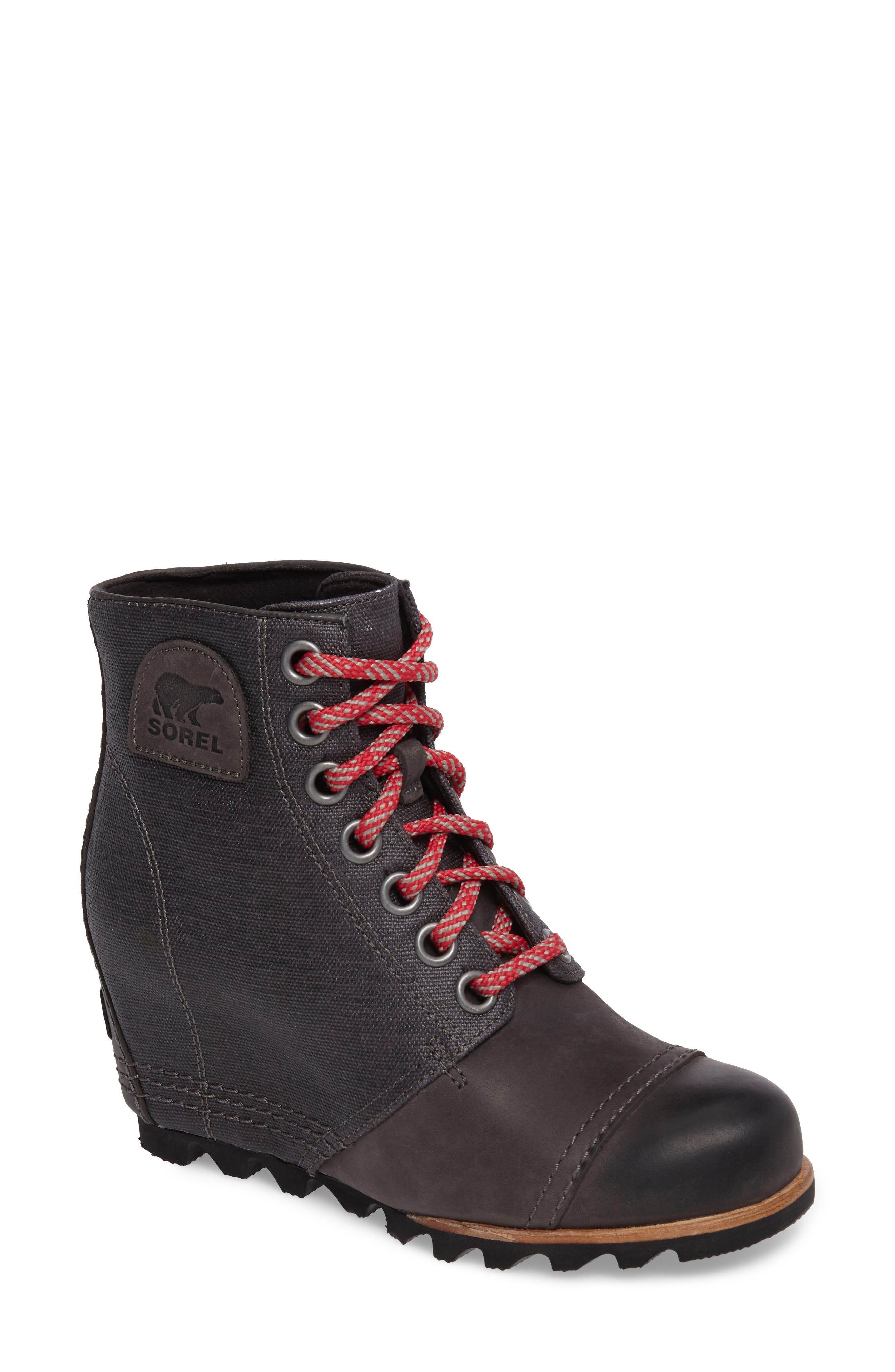 sorel pdx wedge black