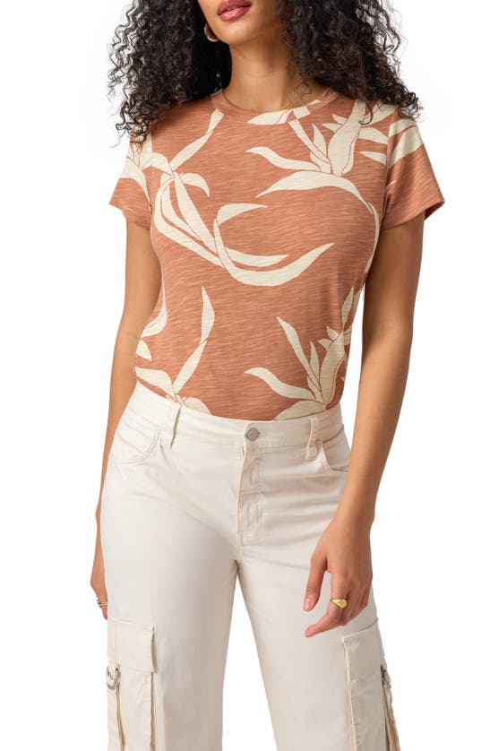Sanctuary The Perfect Geo Print Cotton Blend Knit Top In First Bloom
