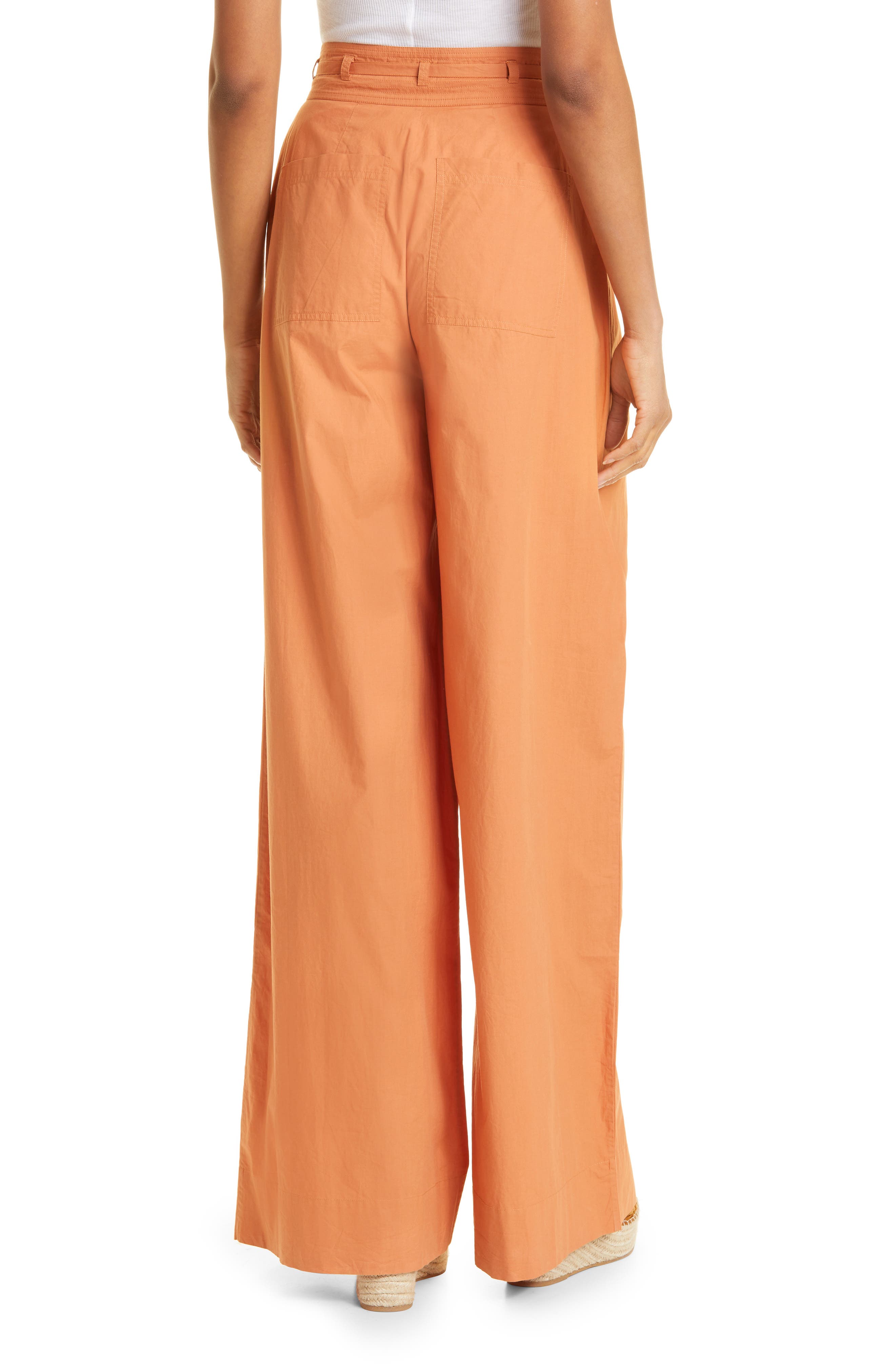 Ulla Johnson Zada Wide Leg Pants in Clay