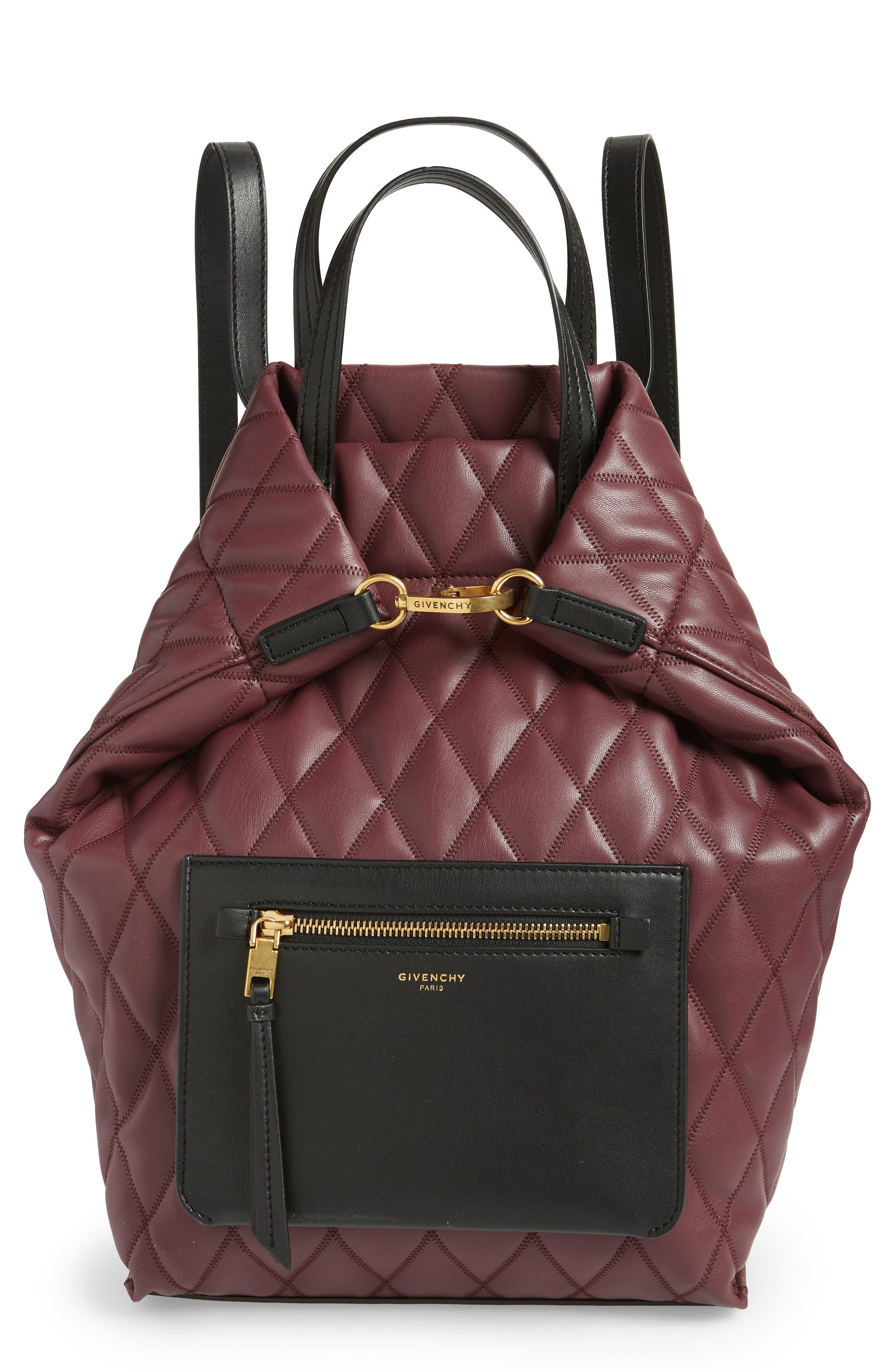 Givenchy Duo Quilted Faux Leather 