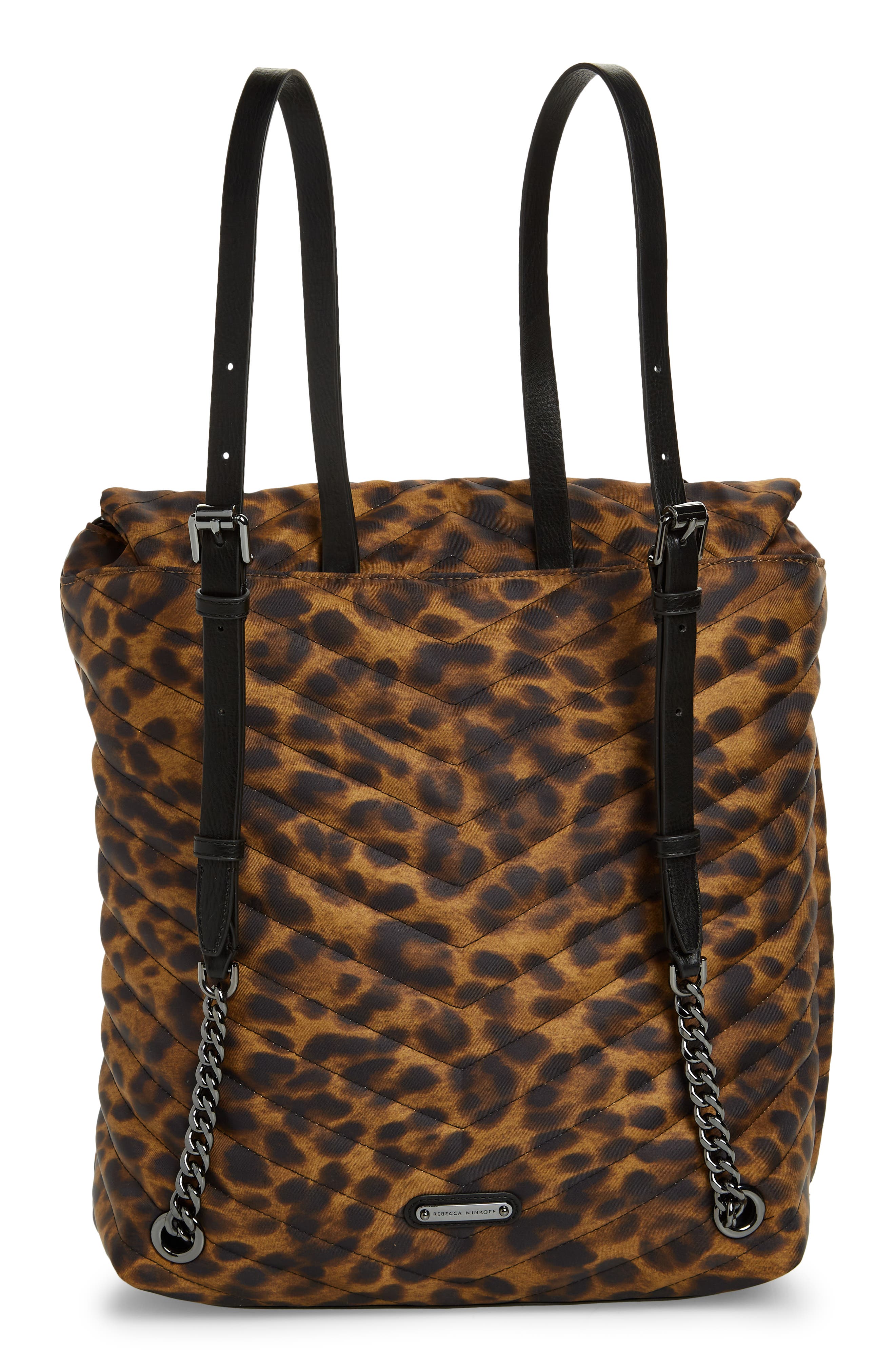 brighton leopard backpack