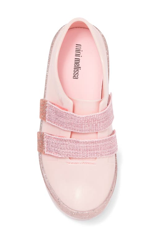 Shop Melissa Kids' Beanny Bugs Sneaker In Pink/pink Glitter