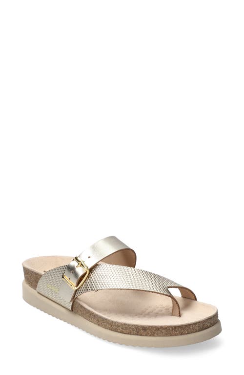 Helen Toe Loop Sandal in Gold Flash/Vega