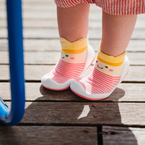 Komuello Toddler Sock Shoes In Pink