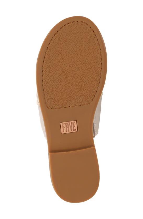 Shop Frye Ava Slide Sandal In Ivory