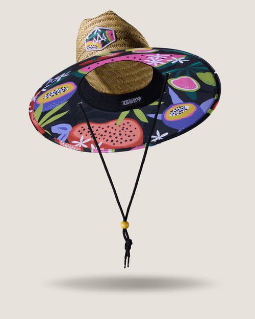 Hemlock Blend Straw Lifeguard Hat In Fruit