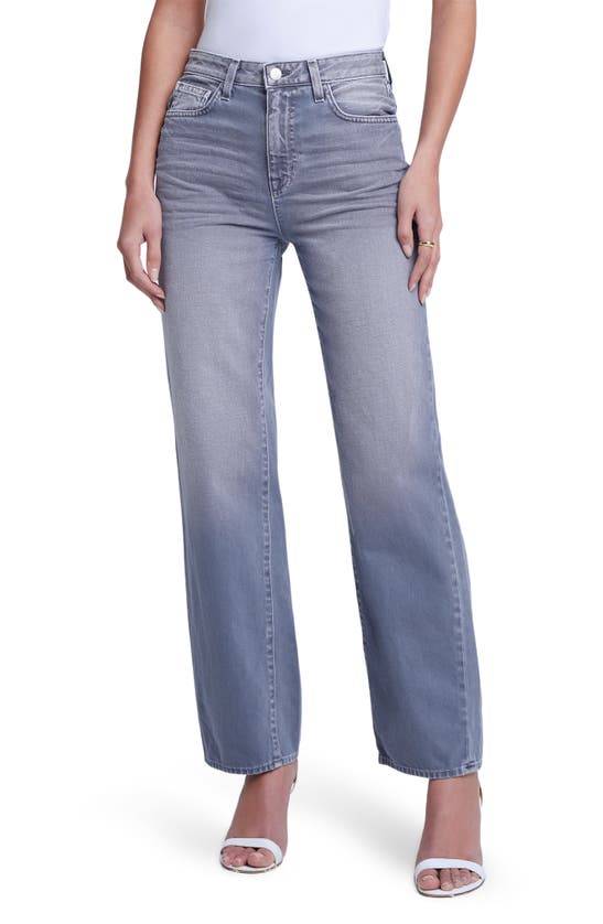 L AGENCE L'AGENCE JONES HIGH WAIST STOVEPIPE STRAIGHT LEG JEANS