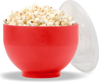 W&P Microwave Silicone Personal Popcorn Popper Maker | Red | Collapsible  Bowl w/Built In Measuring Cup, BPA Free, Eco-Friendly, Waste Free, 4 Cups  of