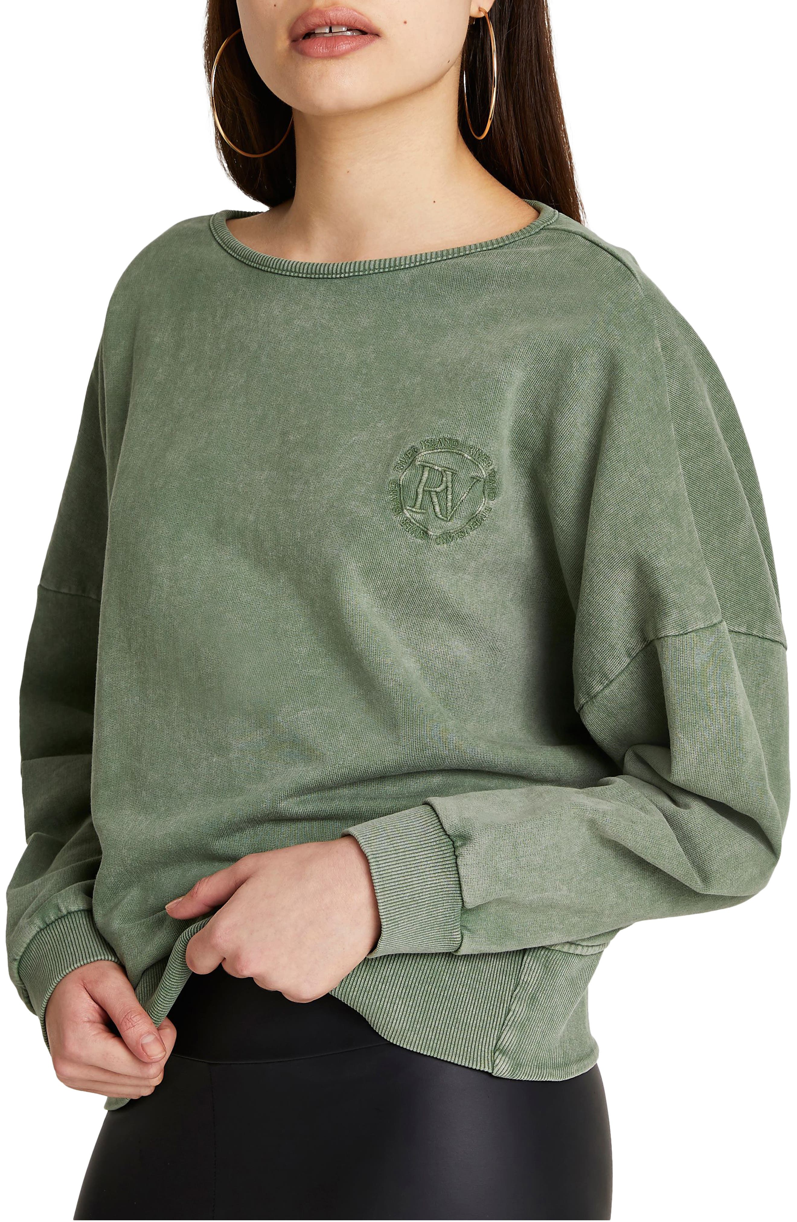 open back sweatshirt