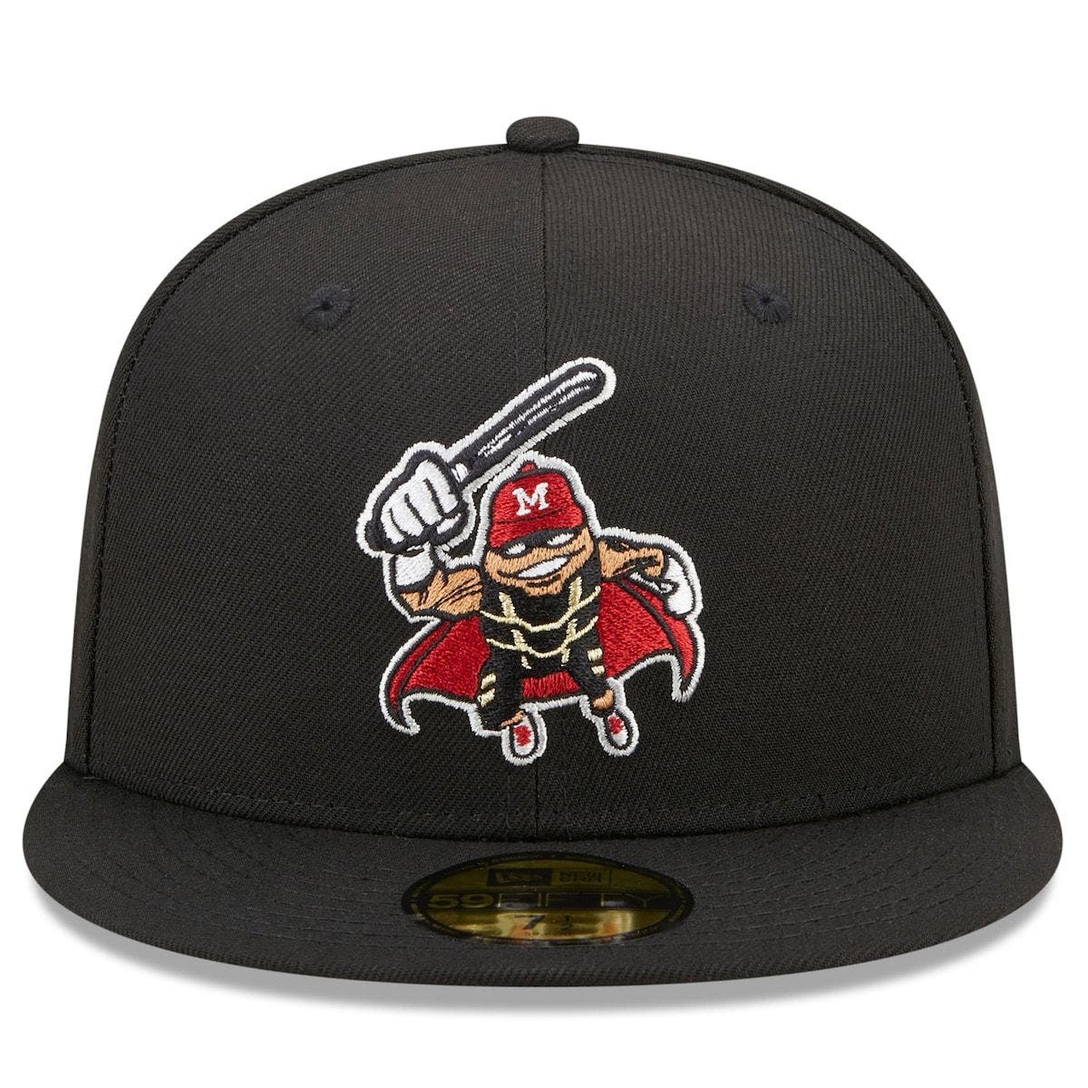 New Era Men's New Era Black Modesto Nuts Marvel x Minor League 59FIFTY