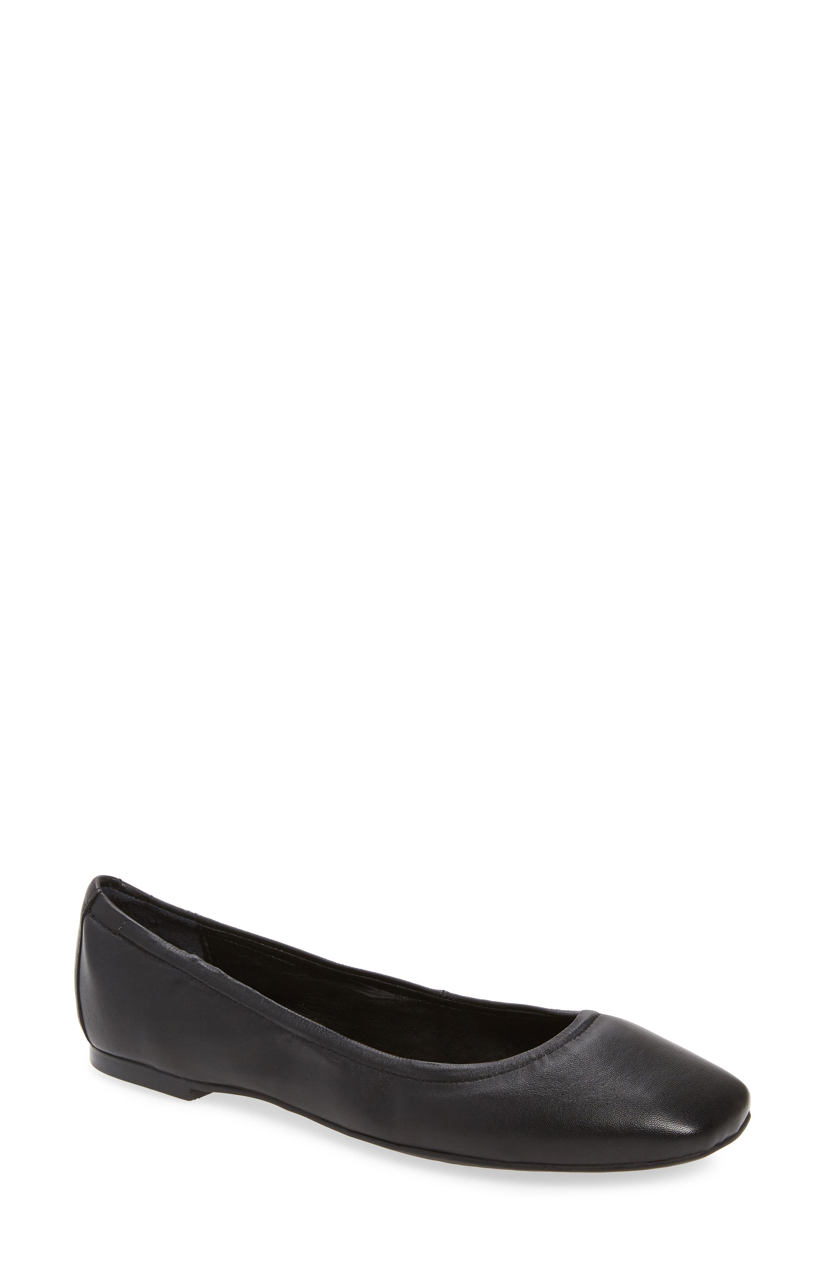 vince camuto leather flats