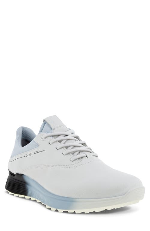 S-3 Waterproof Golf Shoe in White/Black/Air