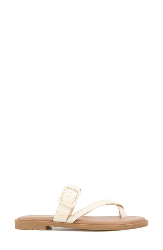 Shop Kensie Mandi Slide Sandal In Off White