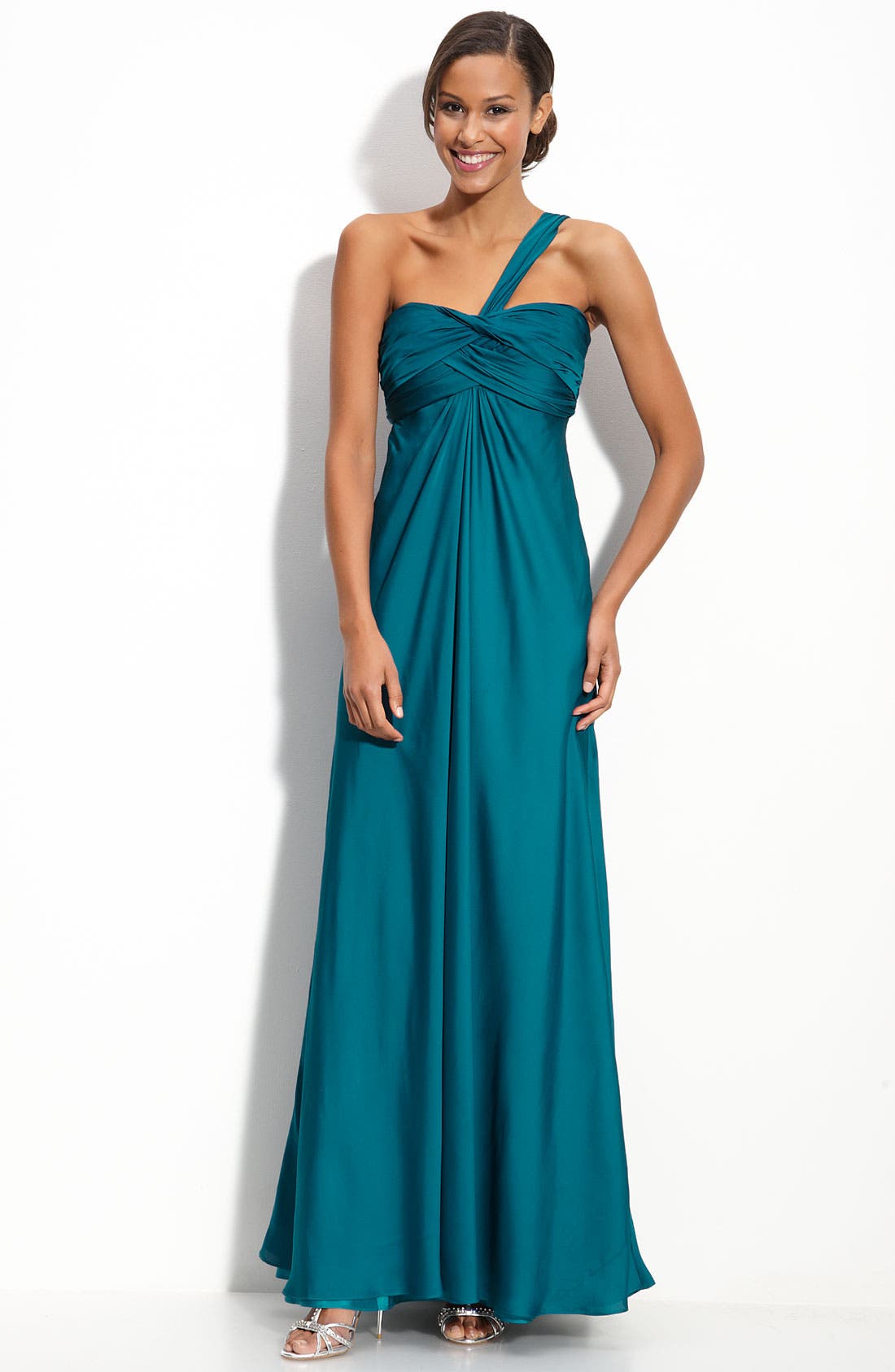 ML Monique Lhuillier Bridesmaids One Shoulder Gown (Nordstrom Exclusive) Nordstrom