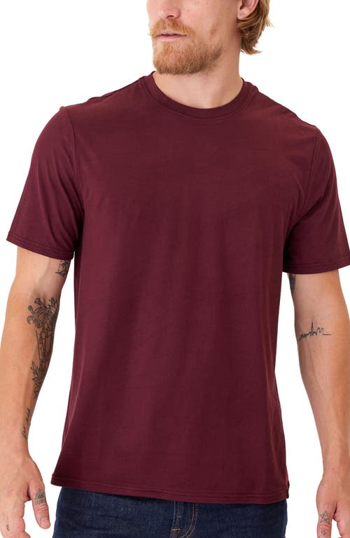Soloman Luxe Jersey T-Shirt in Royal Burgundy