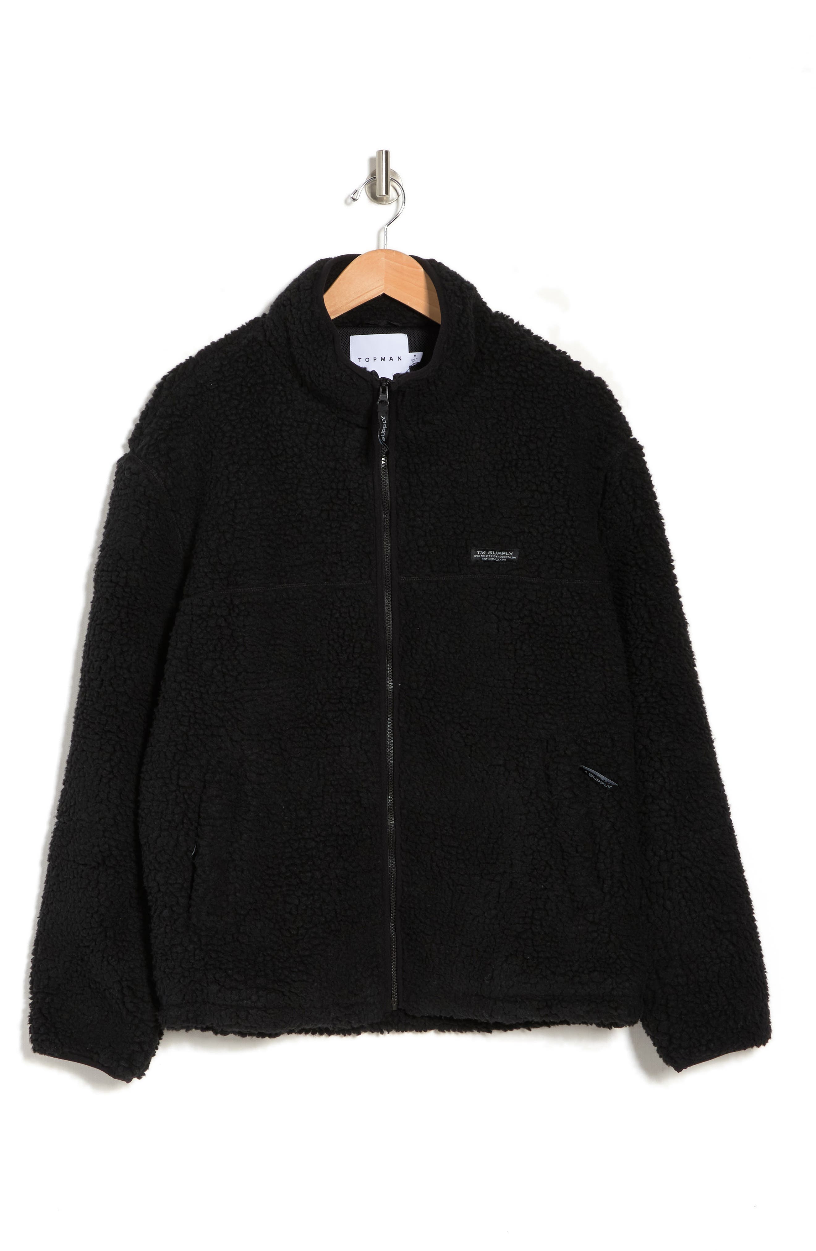 Topman Borg Teddy Fleece Jacket 