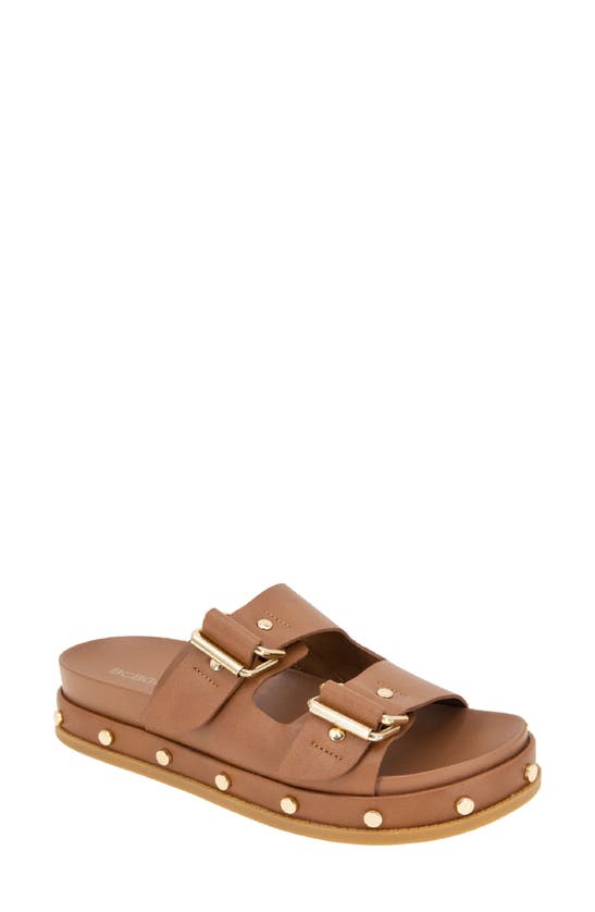 Shop Bcbgeneration Bamba Platform Sandal In Cognac