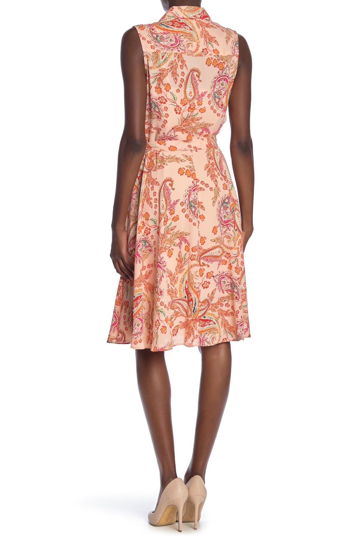 NANETTE nanette lepore | Sleeveless Floral Pintuck Dress | Nordstrom Rack