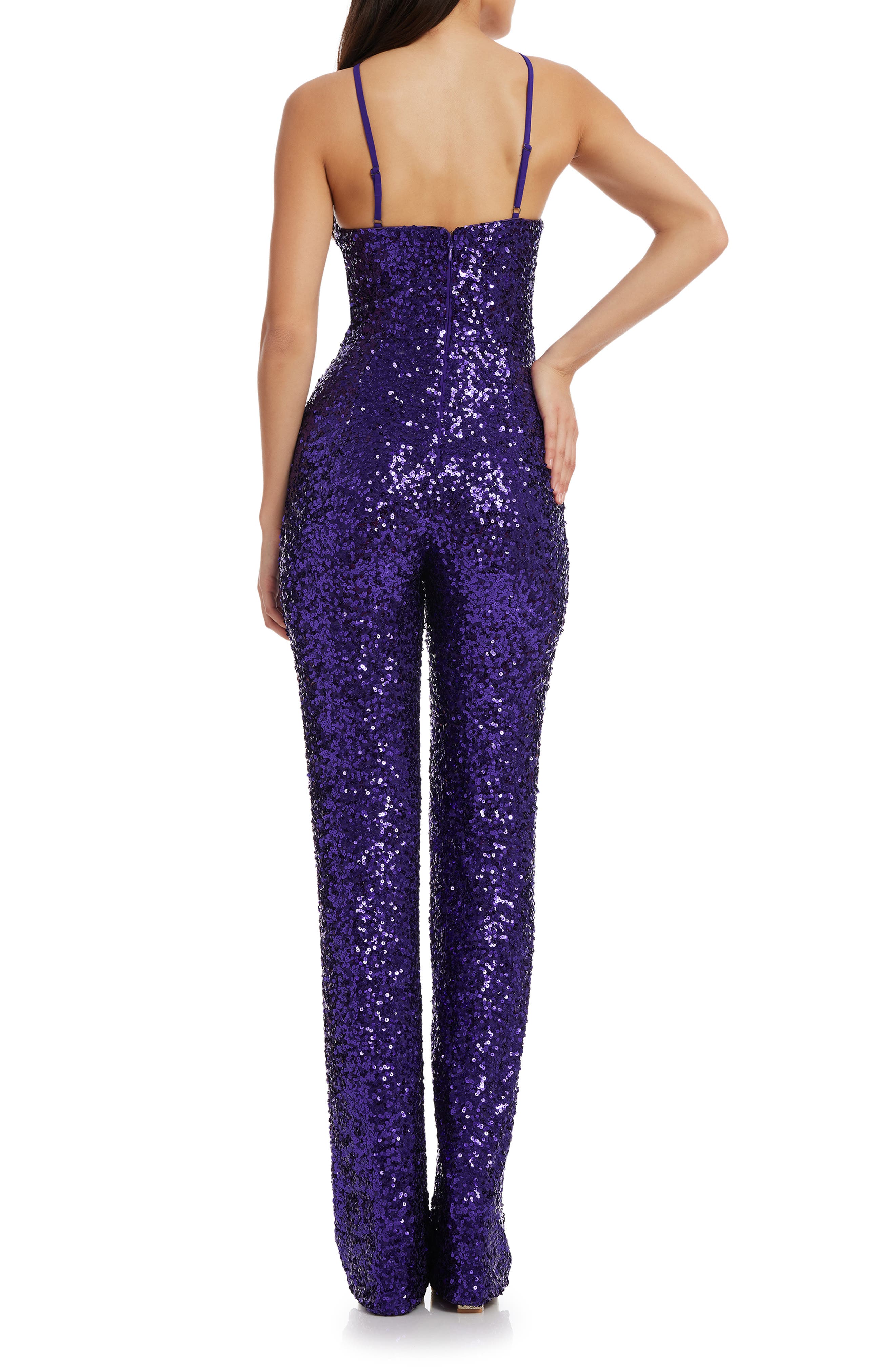 Dress the Population Darian Sequin Jumpsuit Nordstrom