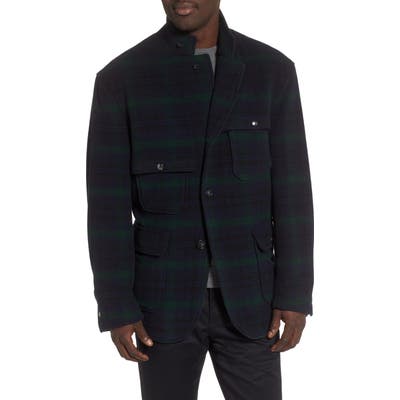 Woolrich Big Game Plaid Coat, Black