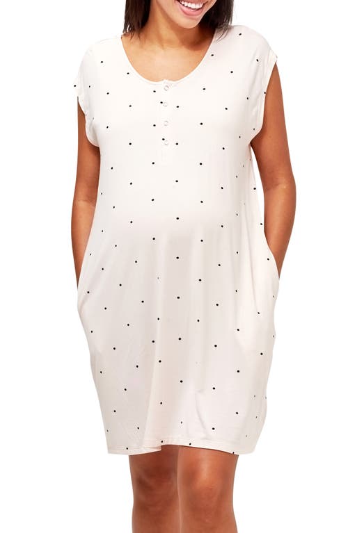 Nom Maternity Clementine Maternity/Nursing Nightgown at Nordstrom,