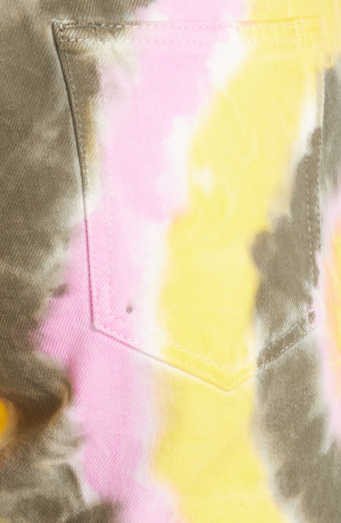 GANNI,
                                                Colored Wash Denim Shorts,
                                                Alternate thumbnail 1, color,
                                                700