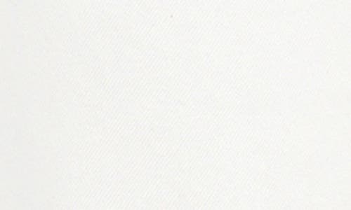 Marcella Whitlock High Waist Cuff Straight Leg Jeans In Off White