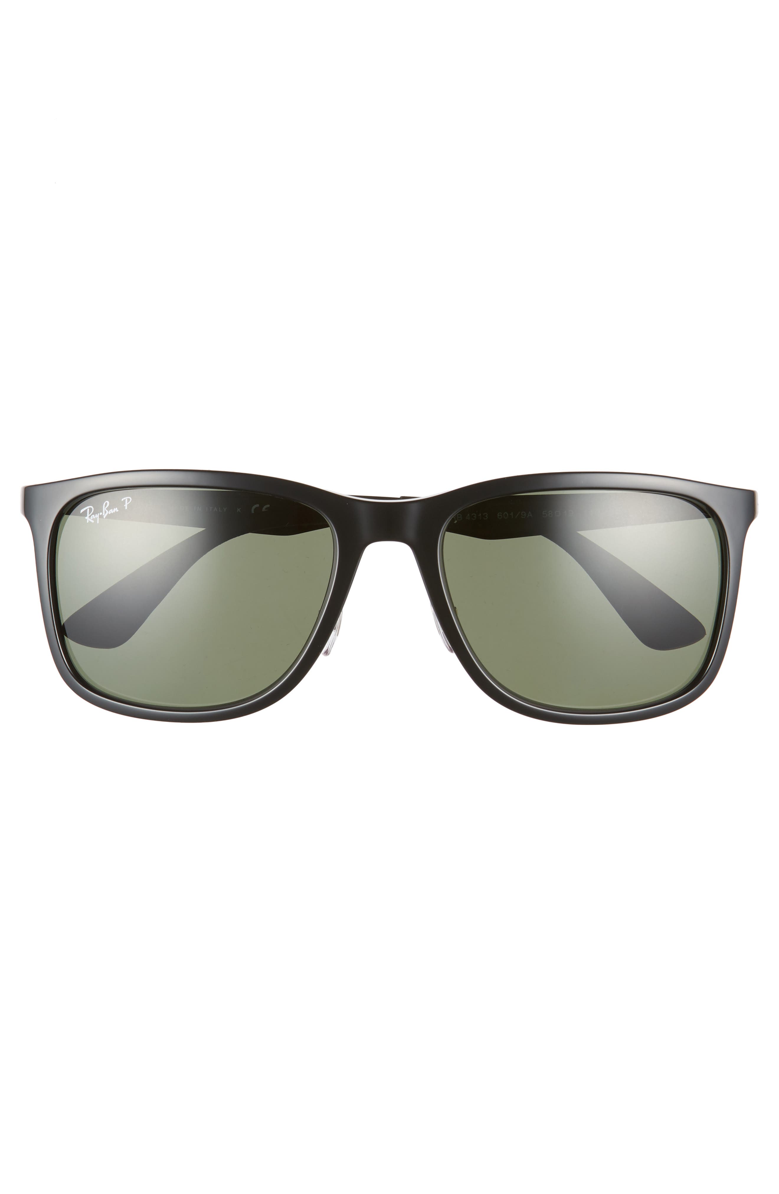 ray ban 58mm polarized sunglasses