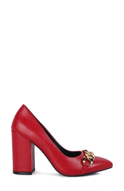 LONDON RAG LONDON RAG MAJESTY BLOCK HEEL PUMP 