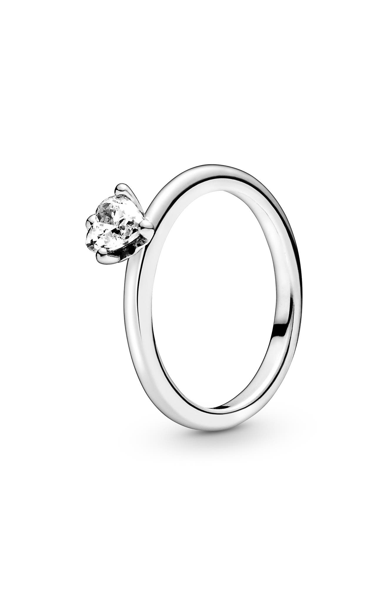 Women's Pandora Heart Solitaire Ring