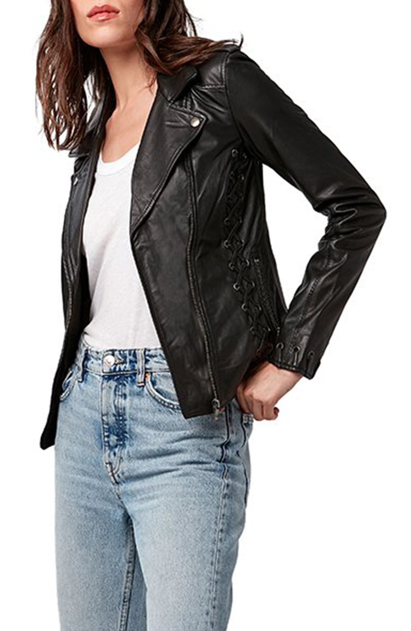 womens leather jackets nordstrom rack