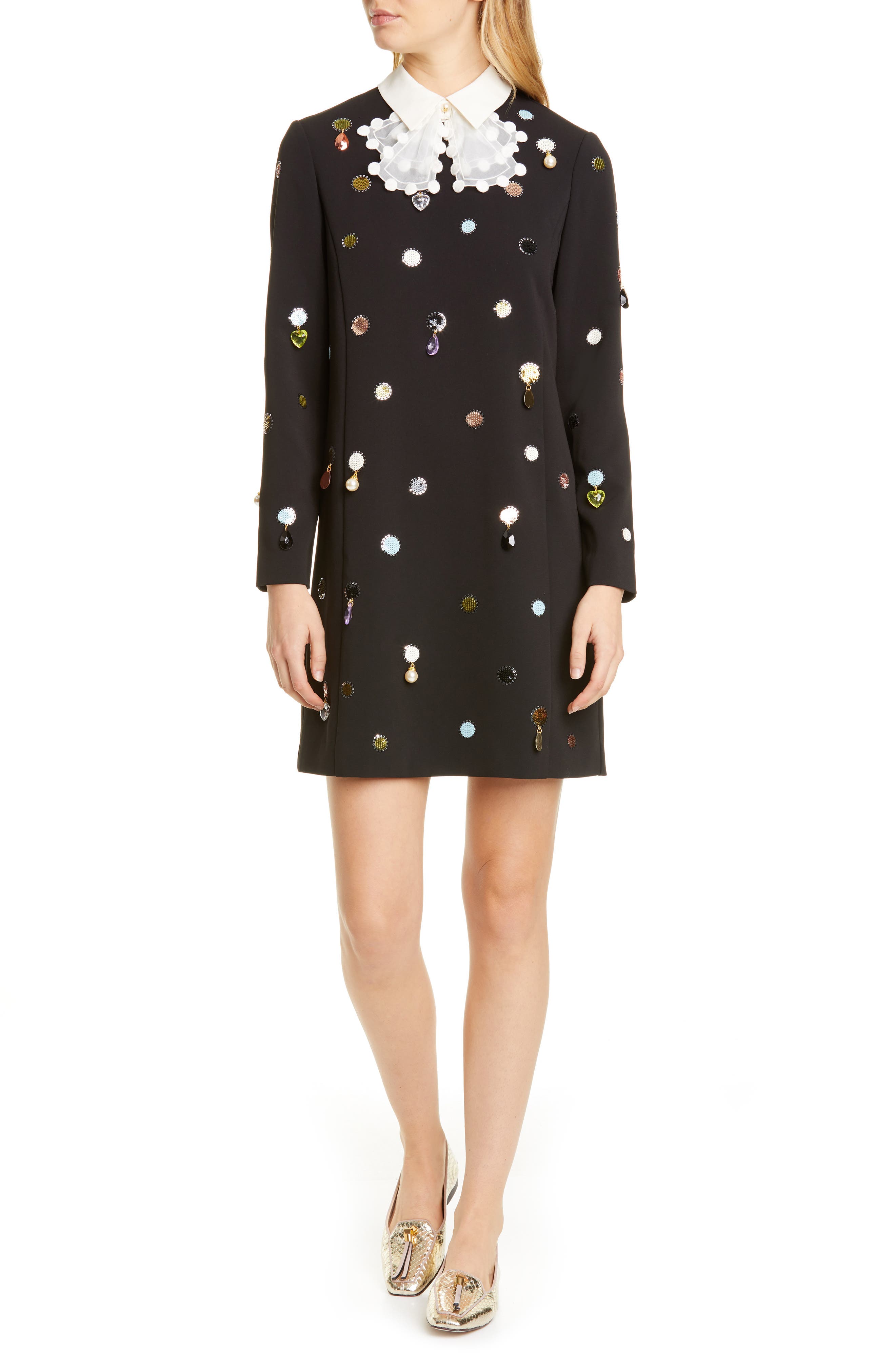 tory burch embellished dress
