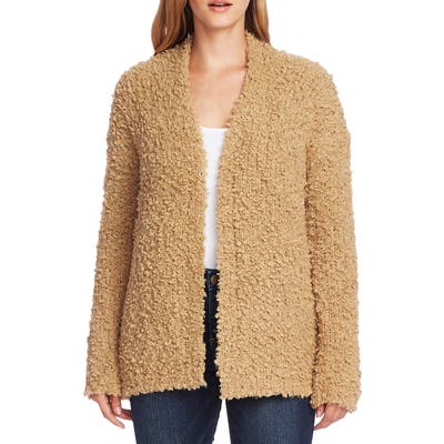 Vince Camuto Poodle Knit Cardigan, Beige