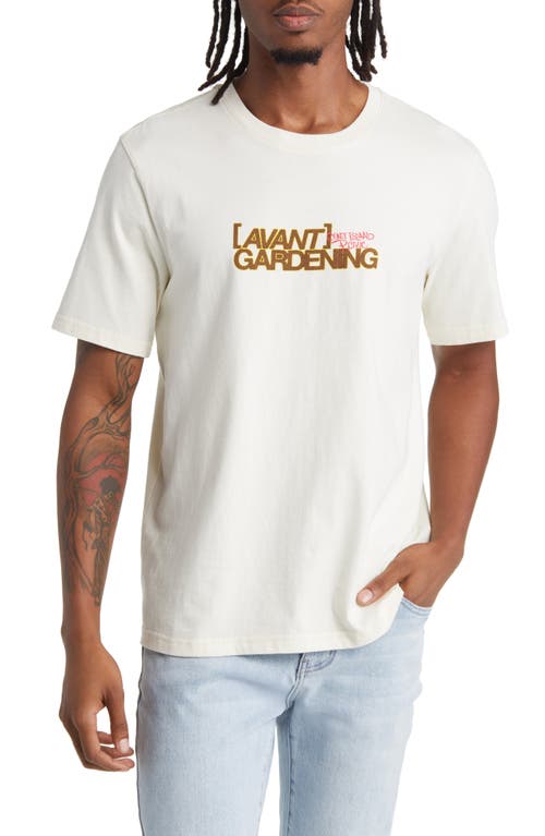 Portrait Organic Cotton Graphic T-Shirt in Coconut