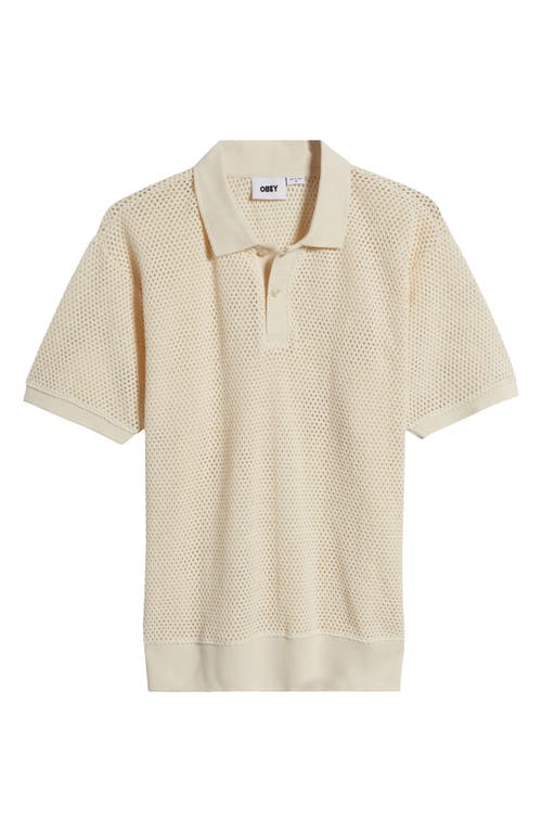 OBEY OBEY DUKE MESH POLO 