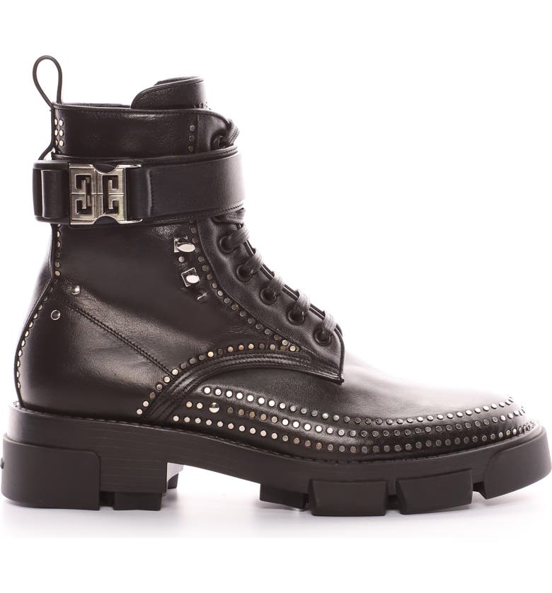 Givenchy Terra 4G Studded Combat Boot | Nordstrom