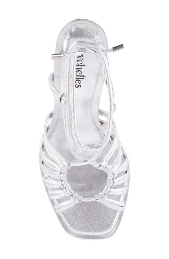 Shop Seychelles Te Amo Ankle Wrap Sandal In Silver