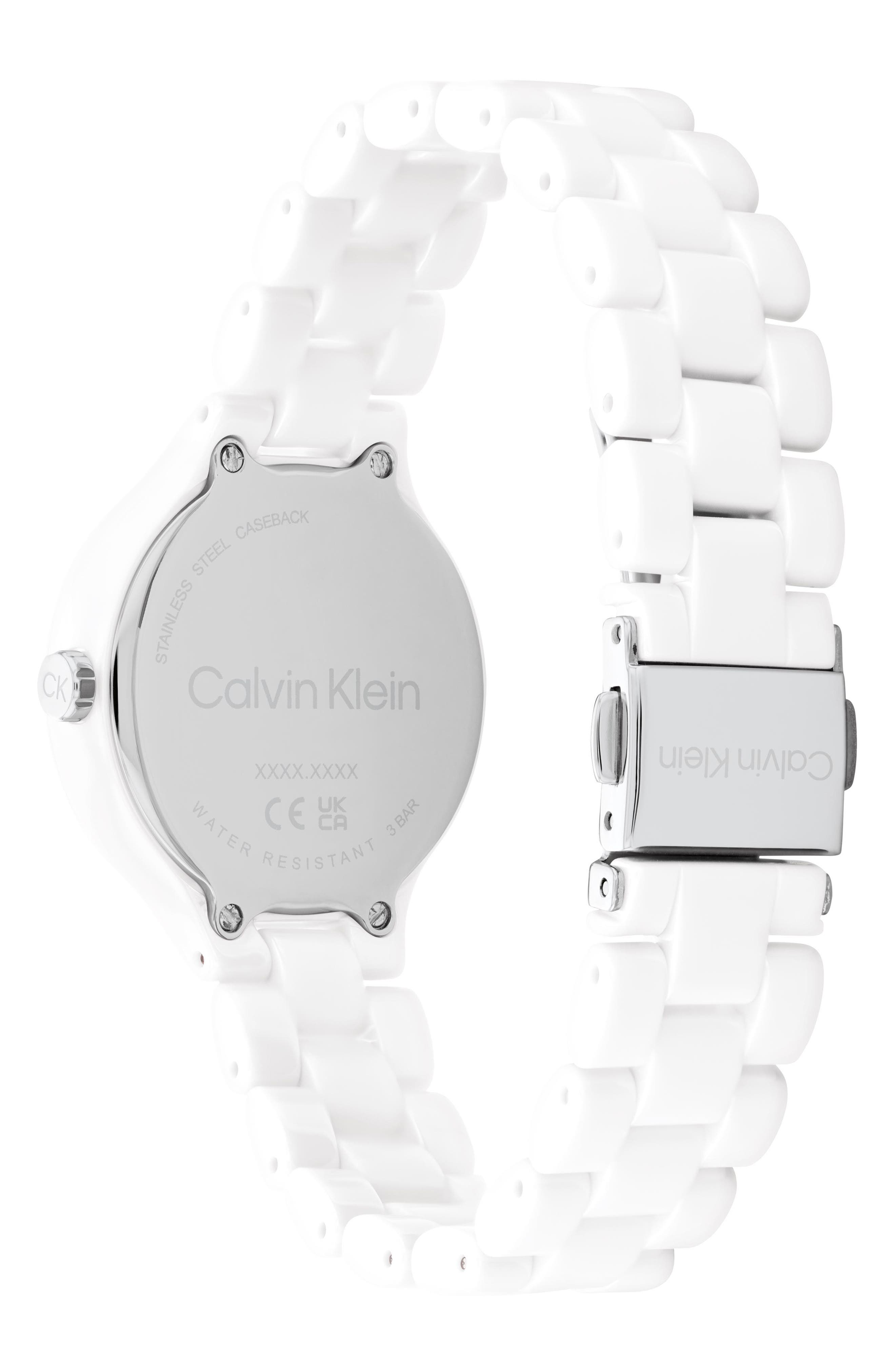 calvin klein ceramic watch