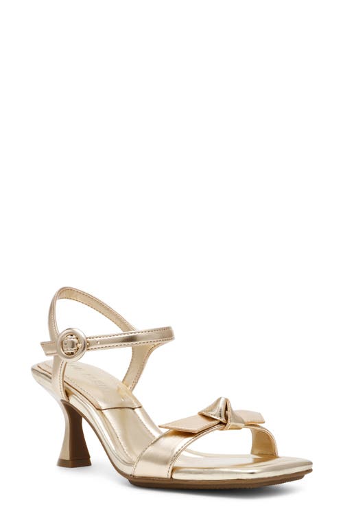 Shop Anne Klein Jia Strappy Sandal In Light Gold