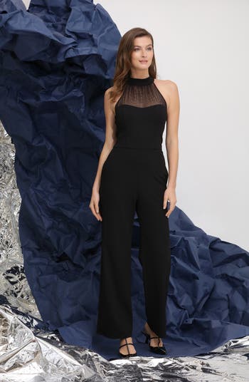 Illusion mesh shop with cutaway neck