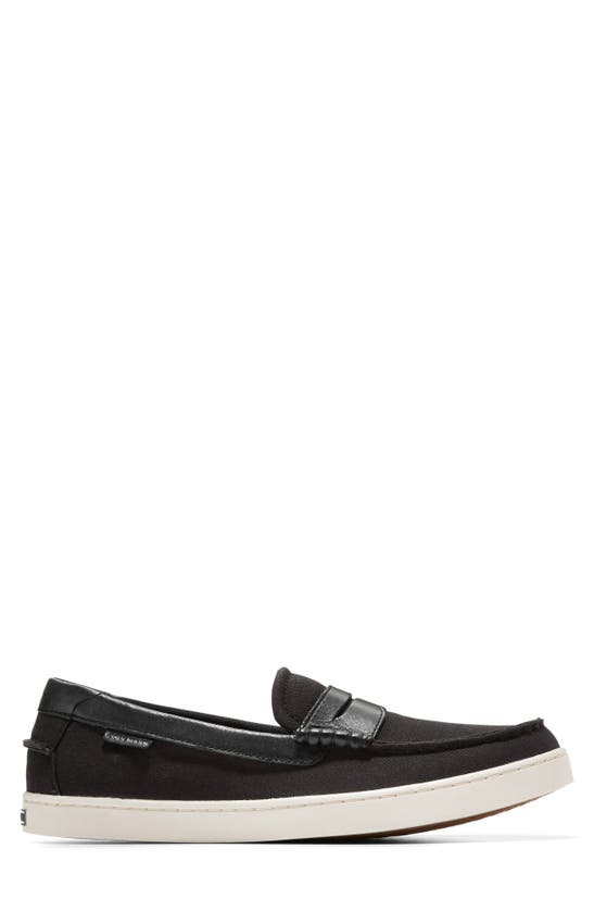 Shop Cole Haan Nantucket 2.0 Penny Loafer In Black Canvas