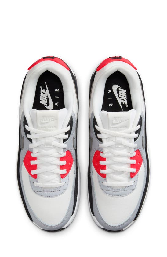 Shop Nike Air Max 90 Lv8 Platform Sneaker In Summit White/ Smoke/ Black
