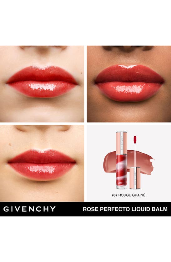 Shop Givenchy Rose Perfecto Liquid Lip Balm In 37 Rouge Graine