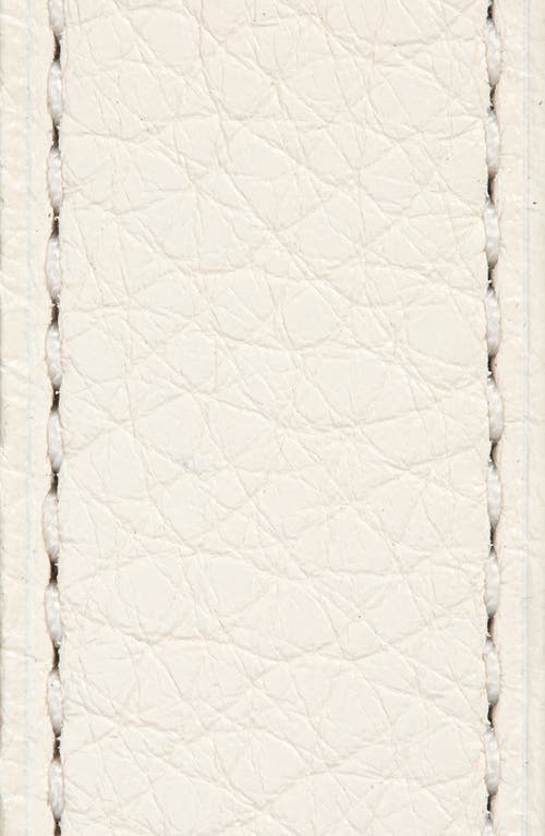 Tory Burch Miller 1-inch Reversible Logo Belt In New Ivory/vachetta/gold