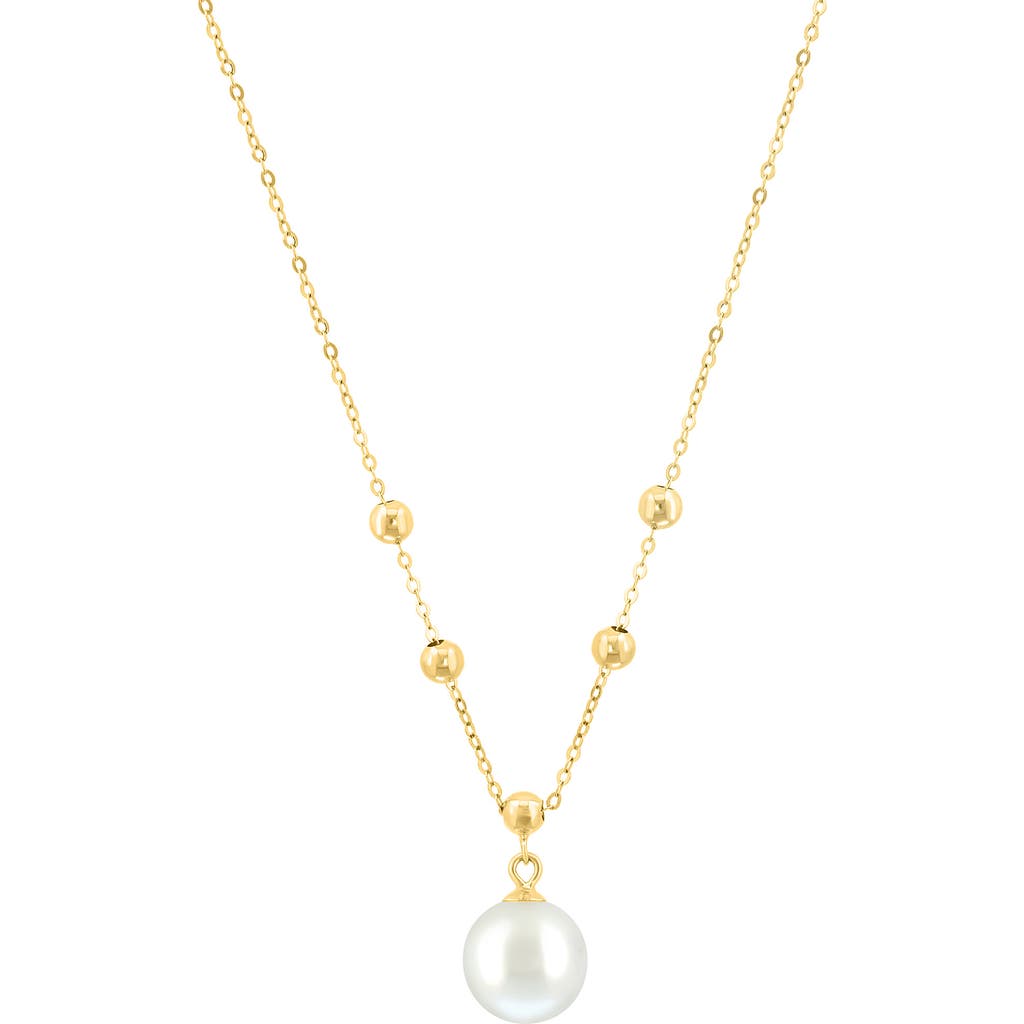 Effy 14k Gold 6mm Freshwater Pearl Y-necklace In White