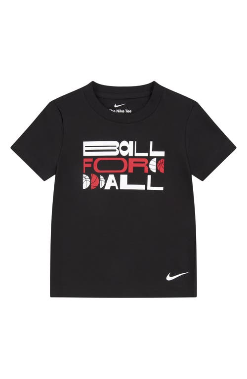Nike Kids' Ball for All Graphic T-Shirt in Black