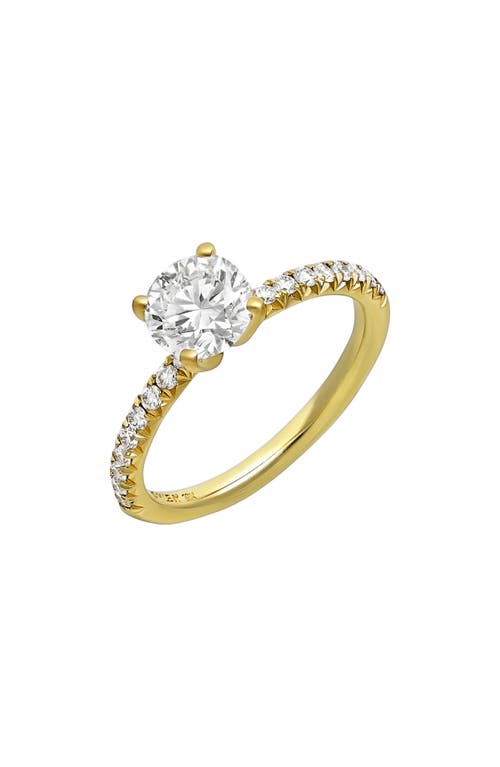 Bony Levy Diamond Engagement Ring Setting in Yellow Gold/Diamond at Nordstrom, Size 6.5