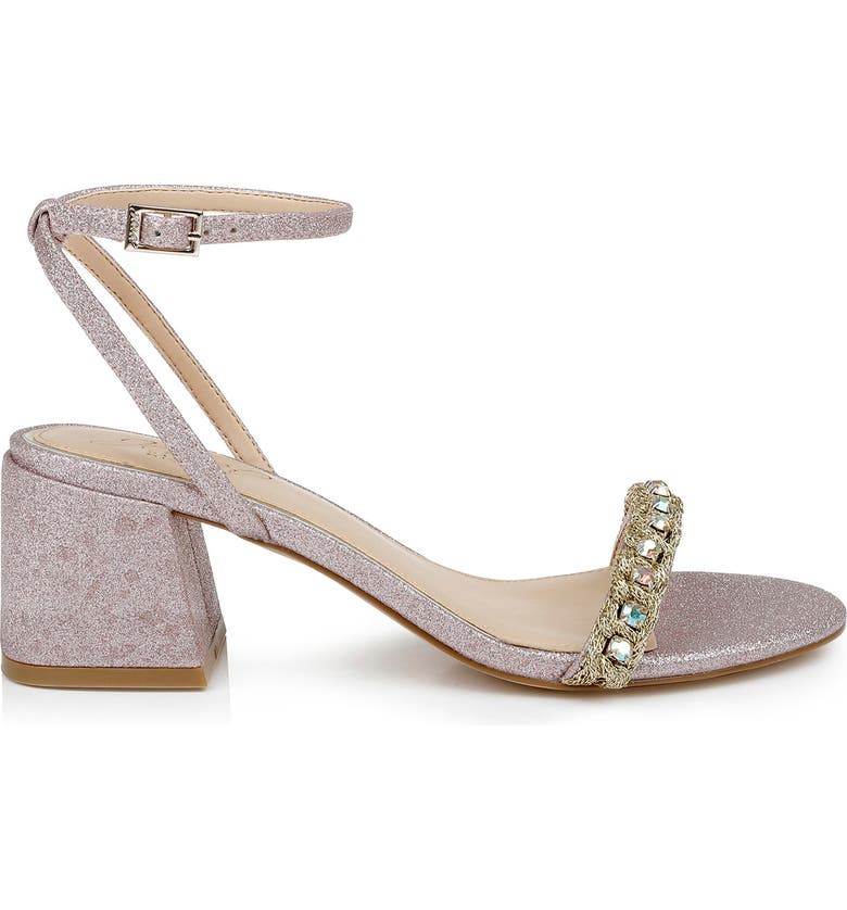 Jewel Badgley Mischka Odonna Embellished Ankle Strap Sandal (Women ...