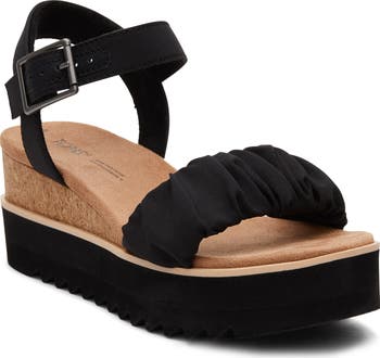 Toms cheap platform wedge