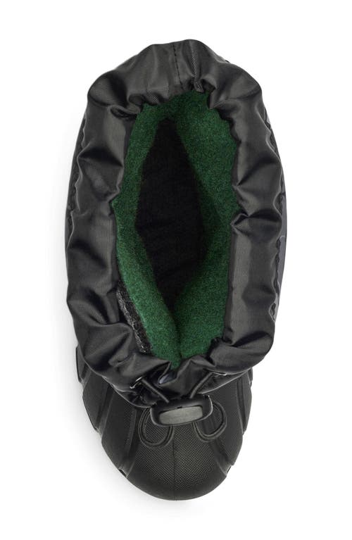 Sorel Kids' Flurry Water Resistant Snow Boot In Black/quarry